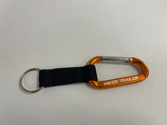 Hiker Trailer Orange Keychain